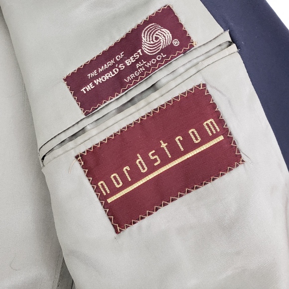 [Chaps RL] Men's VTG Navy Double Breasted Blazer - Picture 7 of 8